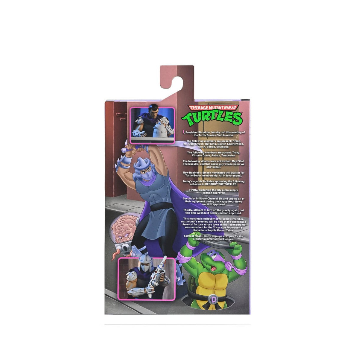 NECA - Ultimate Shredder VHS (klassische Farben) - TMNT Cartoon
