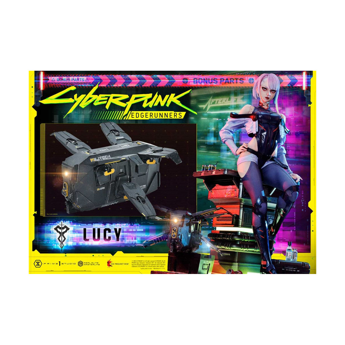 Prime 1 Studio - Cyberpunk: Edgerunners - Lucy Deluxe Bonus Version Real Elite Masterline Serie 1/4