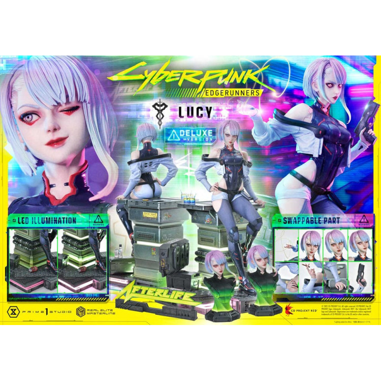 Prime 1 Studio - Cyberpunk: Edgerunners - Lucy Deluxe Bonus Version Real Elite Masterline Serie 1/4