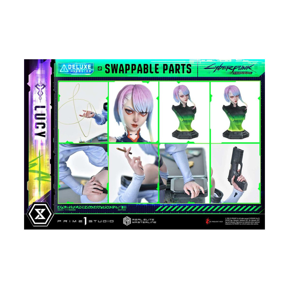 Prime 1 Studio - Cyberpunk: Edgerunners - Lucy Deluxe Bonus Version Real Elite Masterline Serie 1/4