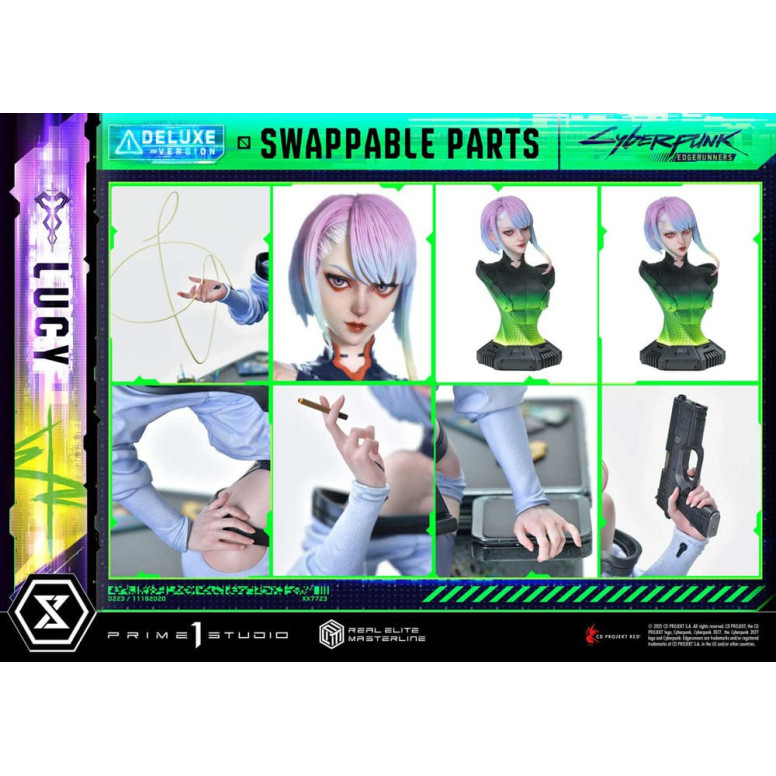 Prime 1 Studio - Cyberpunk: Edgerunners - Lucy Deluxe Bonus Version Real Elite Masterline Serie 1/4