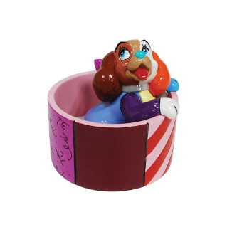 Enesco Disney - Romero Britto Lady 70th Anniversary Mini-Figur - Beauty and the Tramp