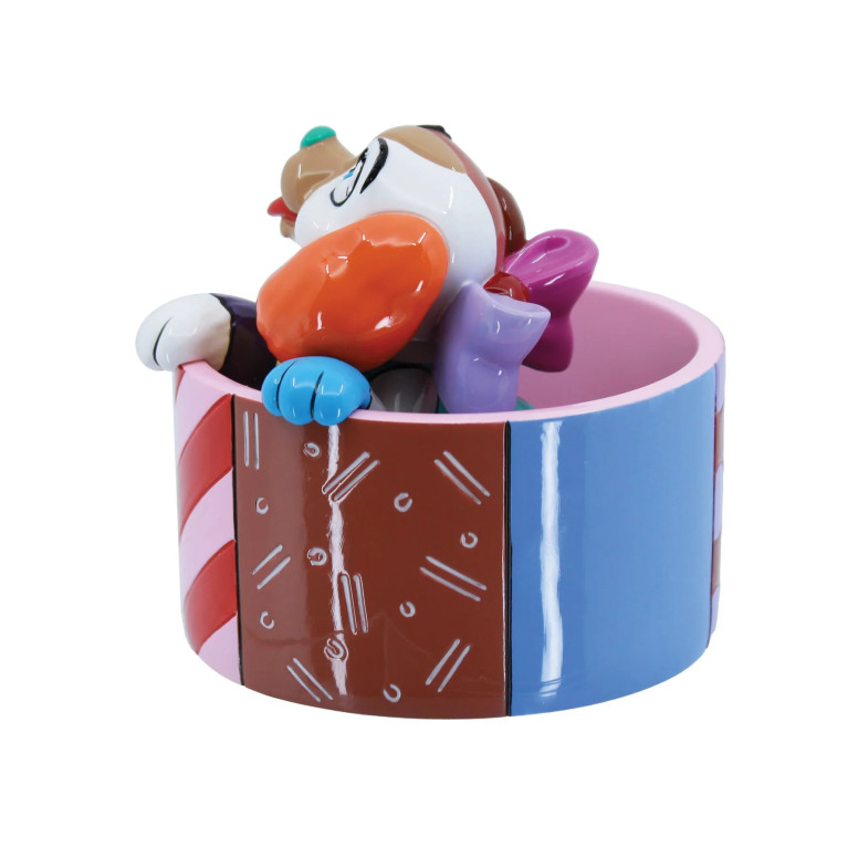 Enesco Disney - Romero Britto Lady 70th Anniversary Mini-Figur - Beauty and the Tramp