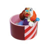 Enesco Disney - Romero Britto Lady 70th Anniversary Mini-Figur - Beauty and the Tramp
