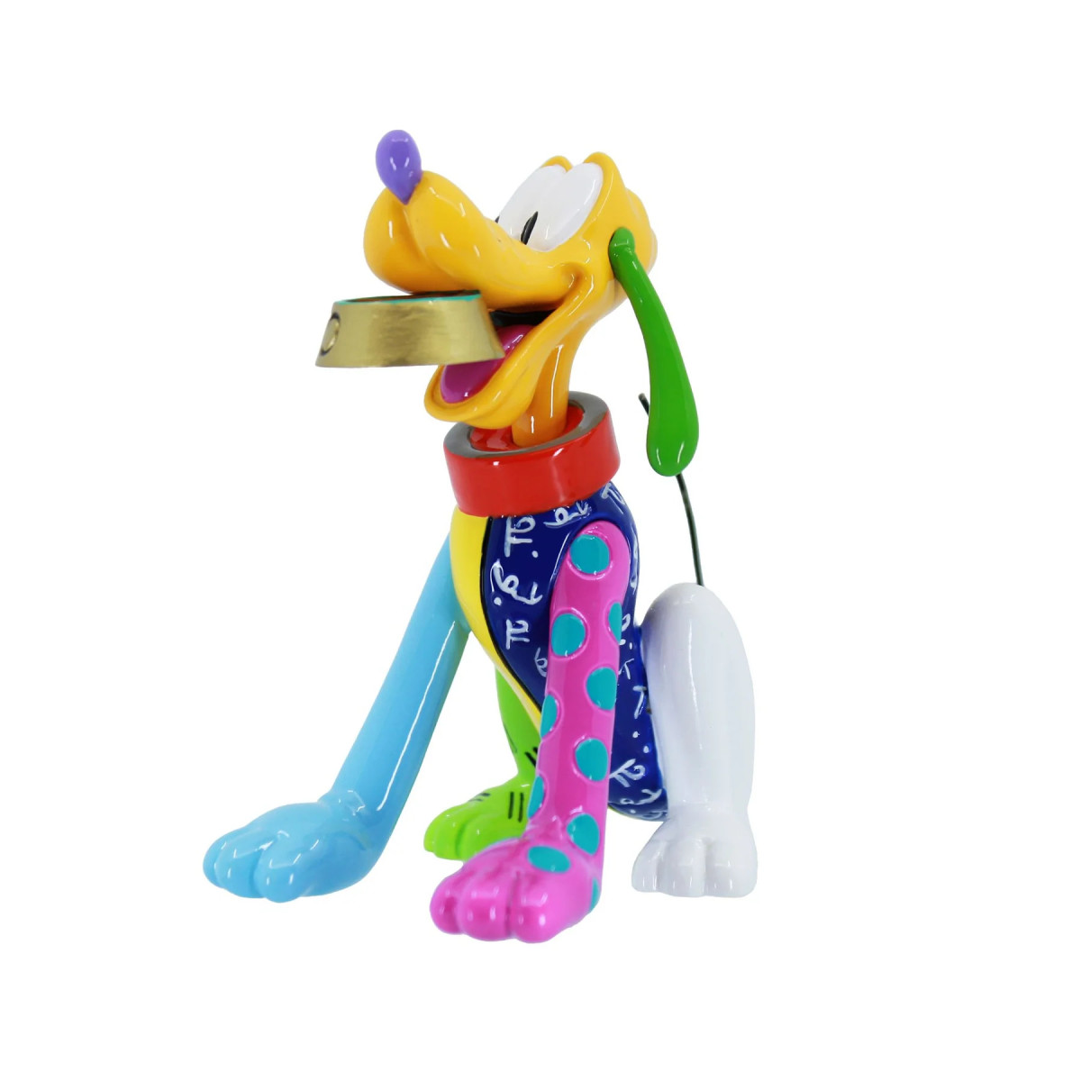 Enesco Disney by Britto - Pluto Mini-Figur zum 95. Geburtstag