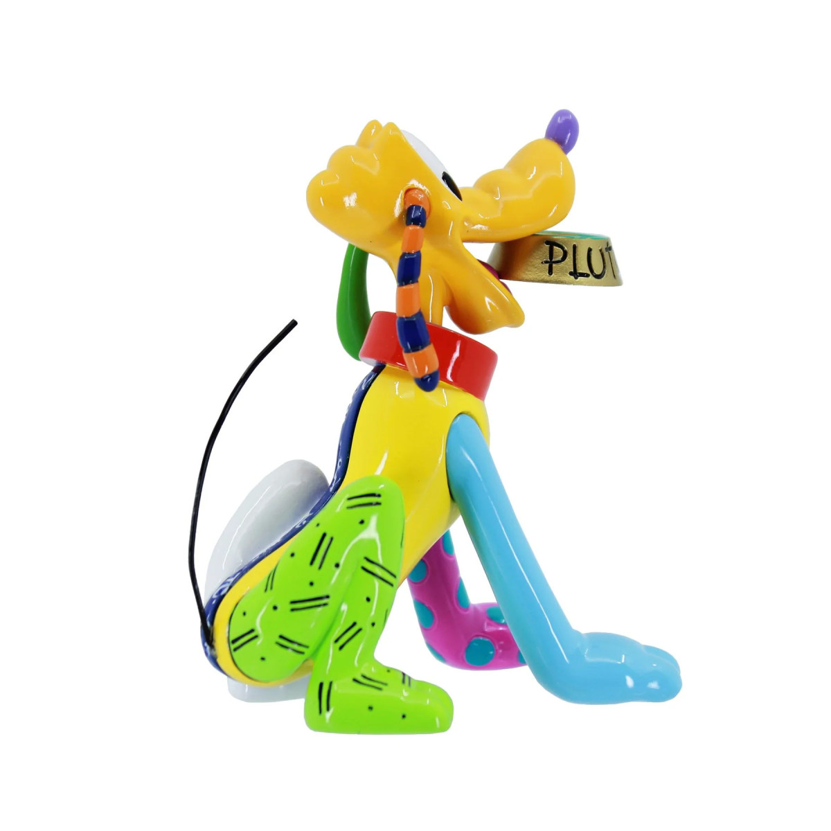 Enesco Disney by Britto - Pluto Mini-Figur zum 95. Geburtstag