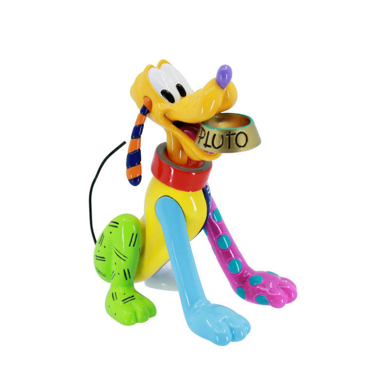 Enesco Disney by Britto - Pluto Mini-Figur zum 95. Geburtstag