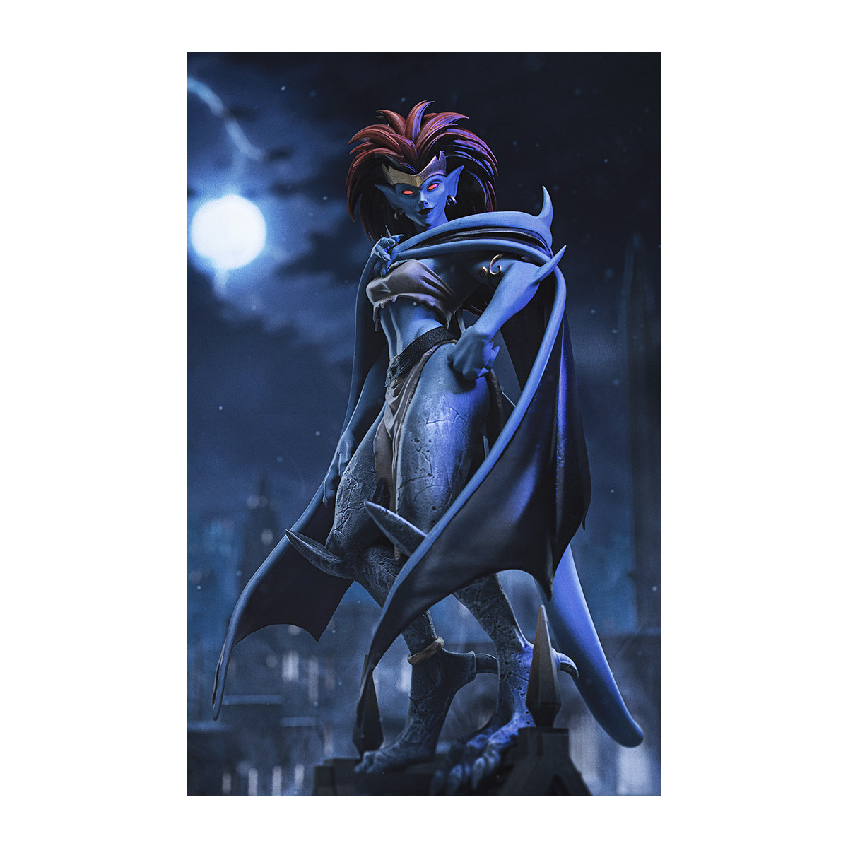 Iron Studios Gargoyles - Demona Kunst Maßstab 1/10
