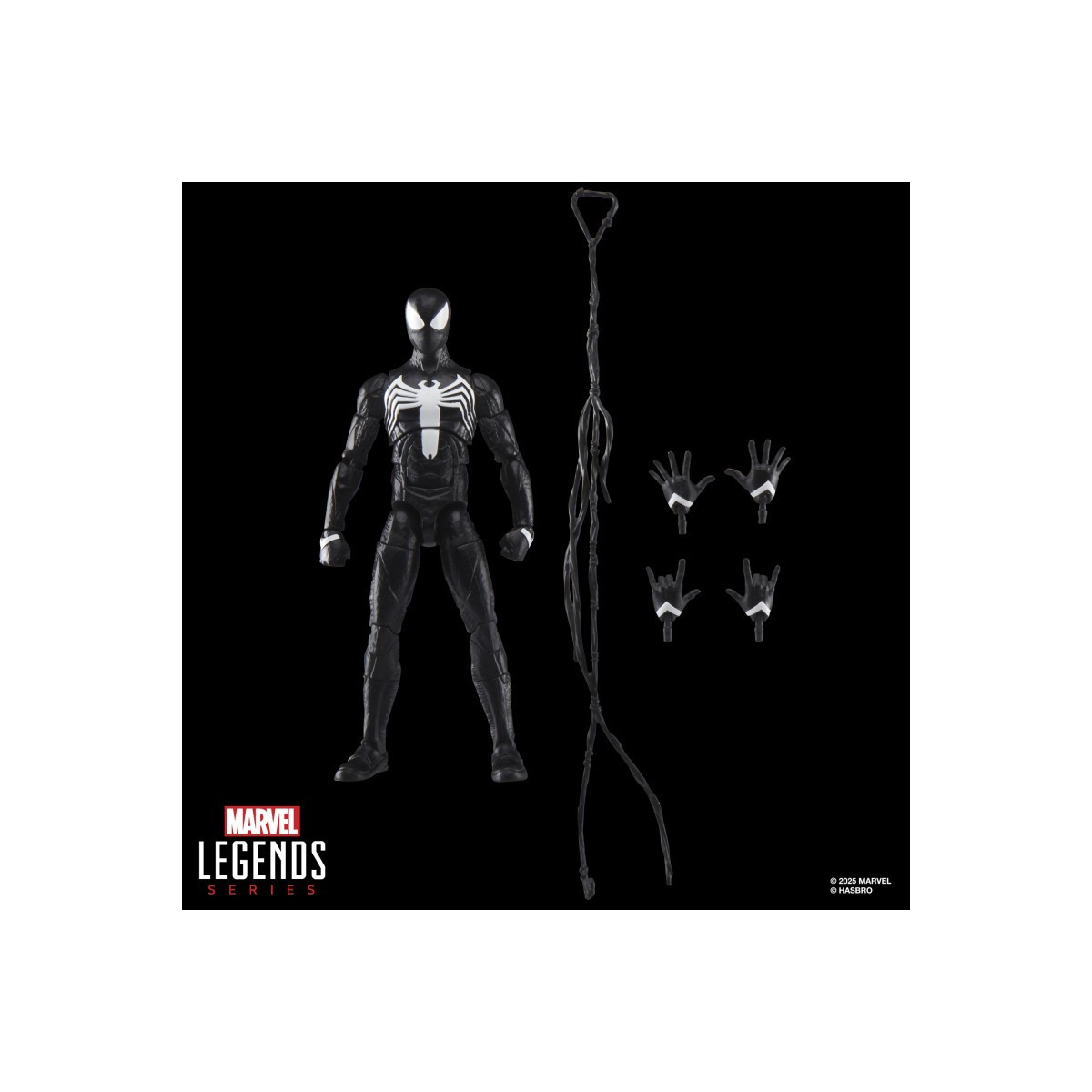 Marvel Legends - Marvel Gamerverse Spider-Man - Peter Parker Schwarzer Anzug