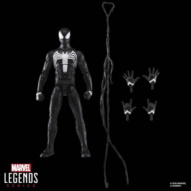 Marvel Legends - Marvel Gamerverse Spider-Man - Peter Parker Schwarzer Anzug