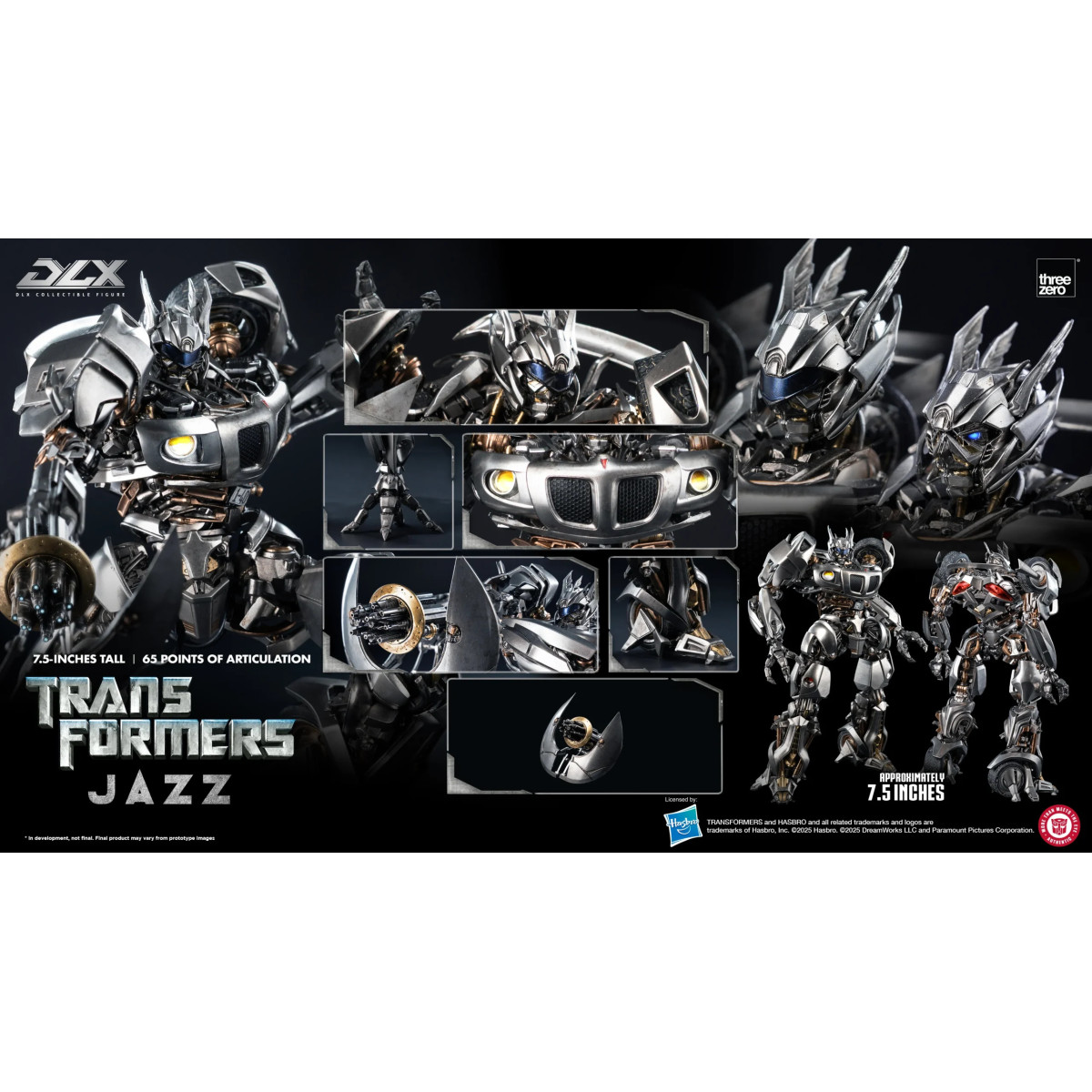 Three Zero Transformers - DLX JAZZ 1/6 - - Transformers