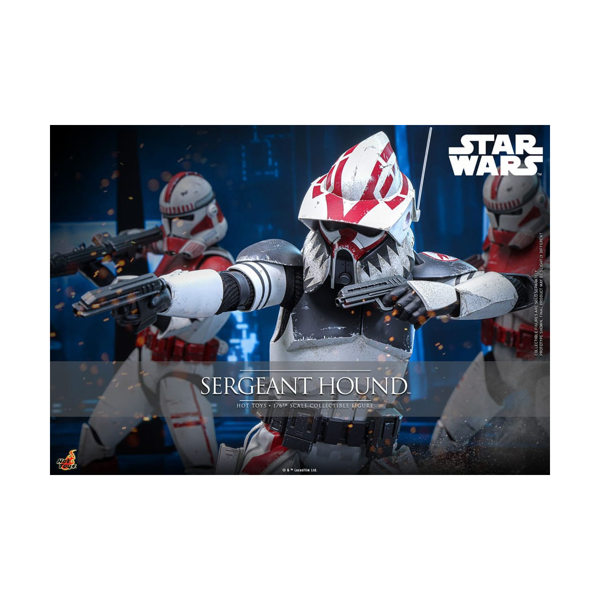 Hot Toys Star Wars - Sergeant Hound - The Clone Wars 1/6
