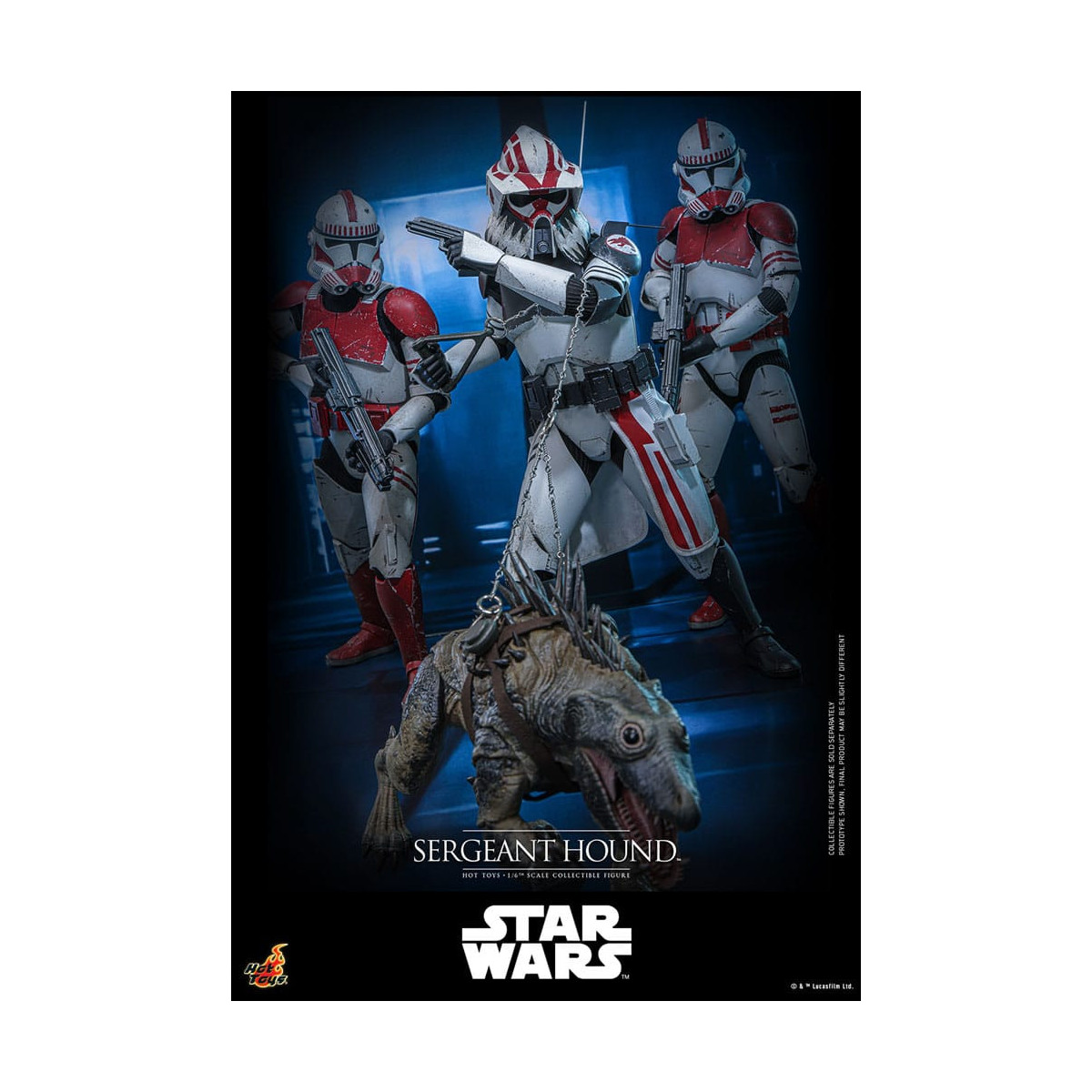 Hot Toys Star Wars - Sergeant Hound - The Clone Wars 1/6