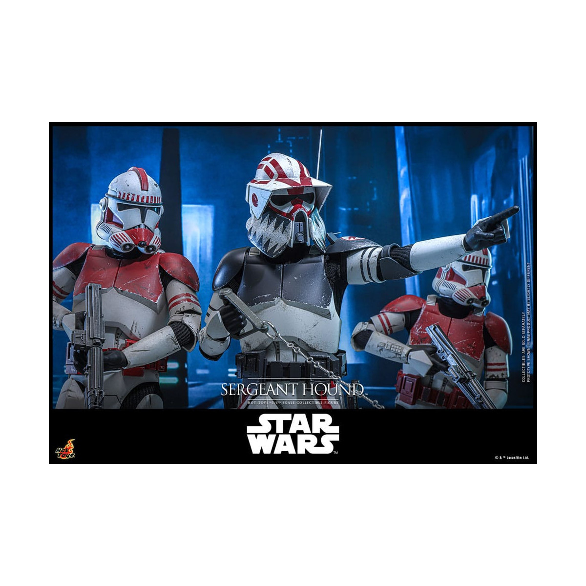 Hot Toys Star Wars - Sergeant Hound - The Clone Wars 1/6