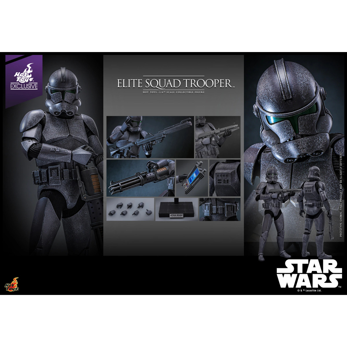 Hot Toys Star Wars - Elite Squad Trooper 1/6 - The Bad Batch Hot Toys Exclusive TMS150