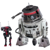 Hot Toys Star Wars - Chopper (C1-10P) & BD-1 (imperiale Verkleidung) - Rebels Hot Toys Exclusive