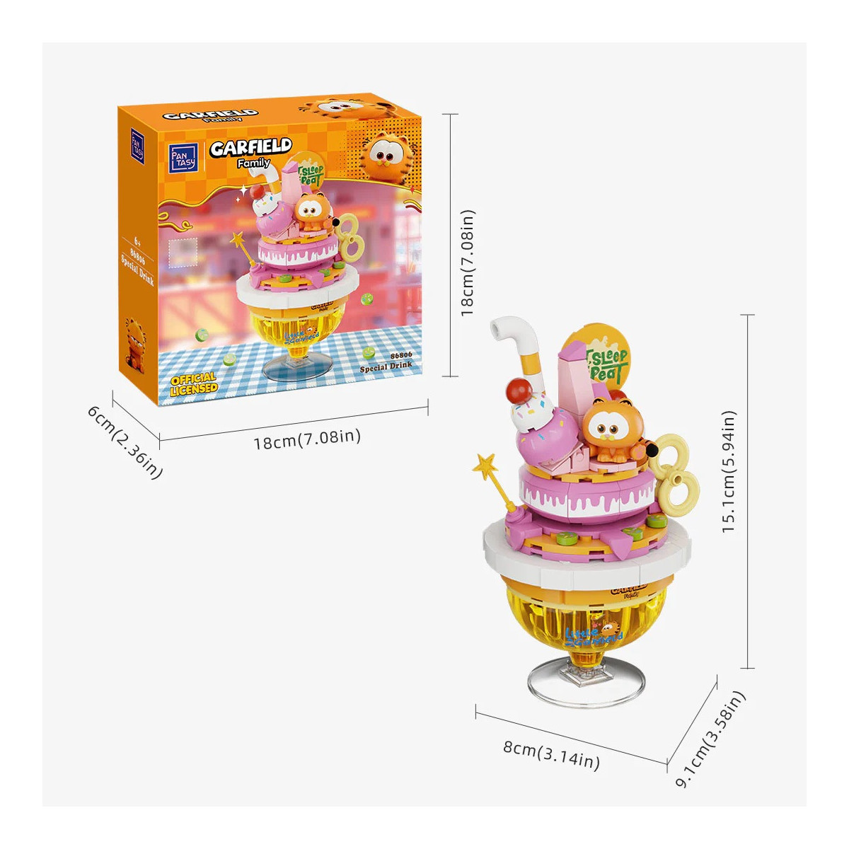 Pantasy - Garfield Foodie Series - Garfield-Spezialgetränk (Set a construire)