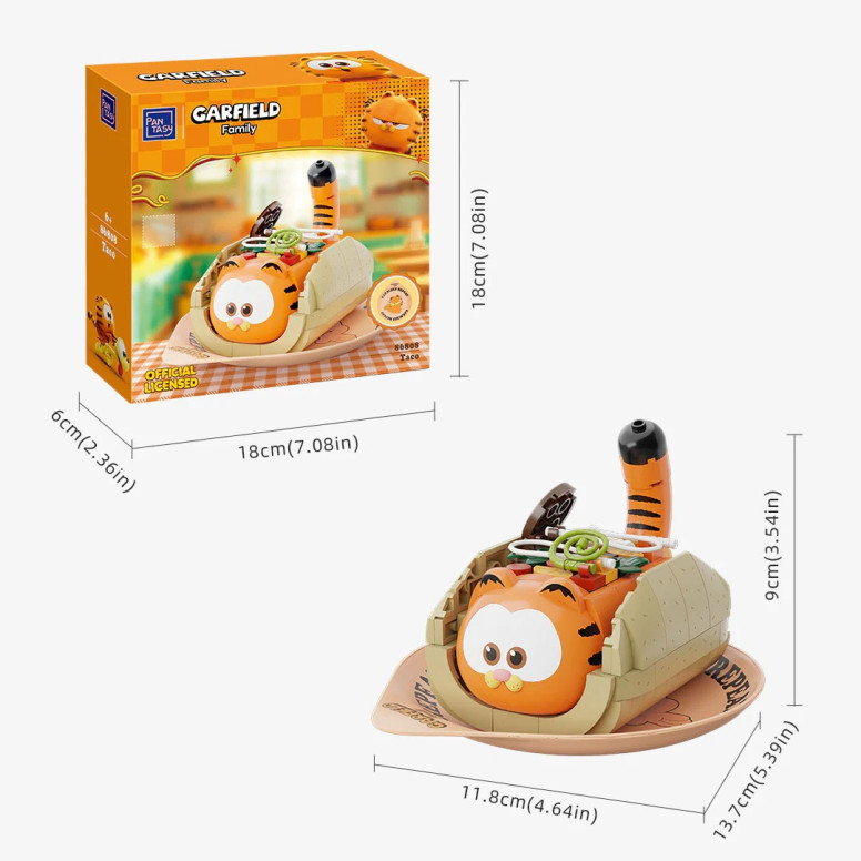Pantasy - Garfield Foodie Series - Garfield Taco (ein Konstrukt setzen)