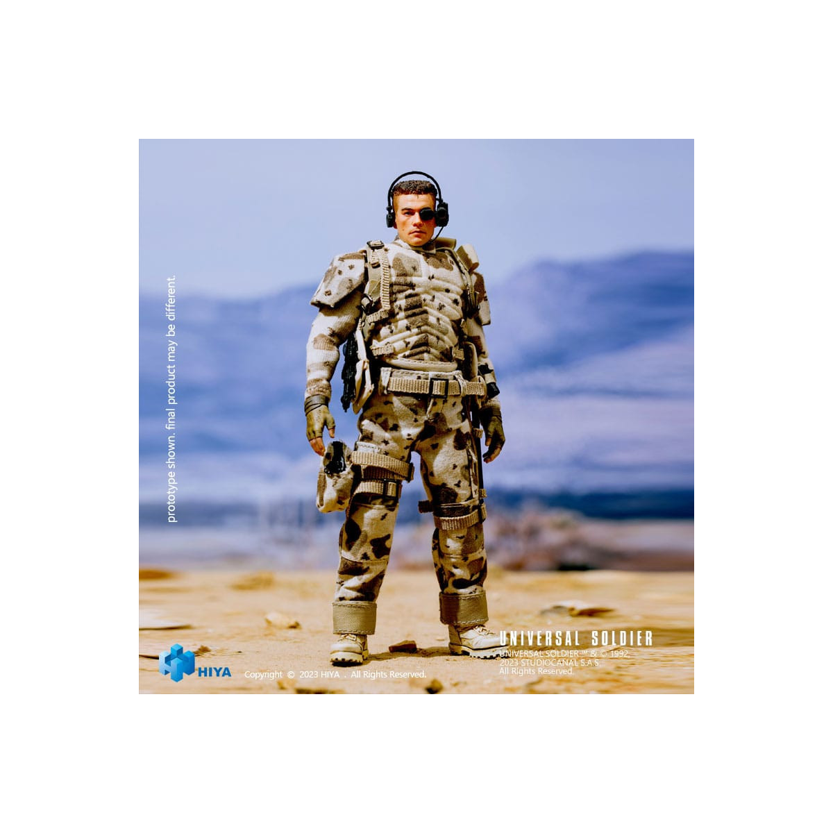 HIYA TOYS - Exquisite Super Series 1/12 - Universal Soldier (1992) Andrew Scott Figur