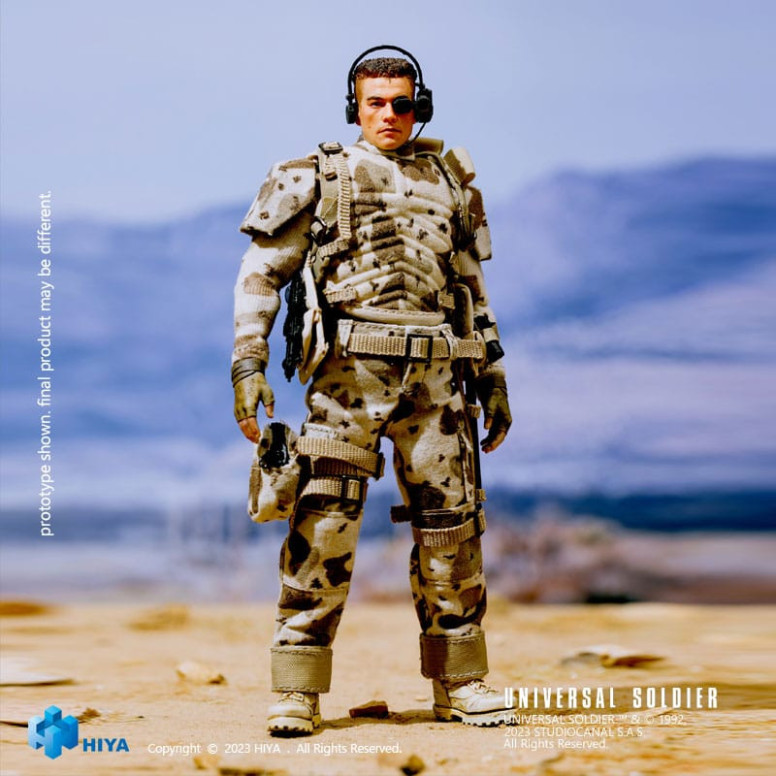 HIYA TOYS - Exquisite Super Series 1/12 - Universal Soldier (1992) Andrew Scott Figur