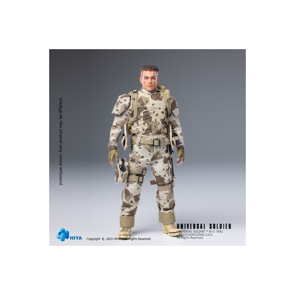HIYA TOYS - Exquisite Super Series 1/12 - Universal Soldier (1992) Andrew Scott Figur