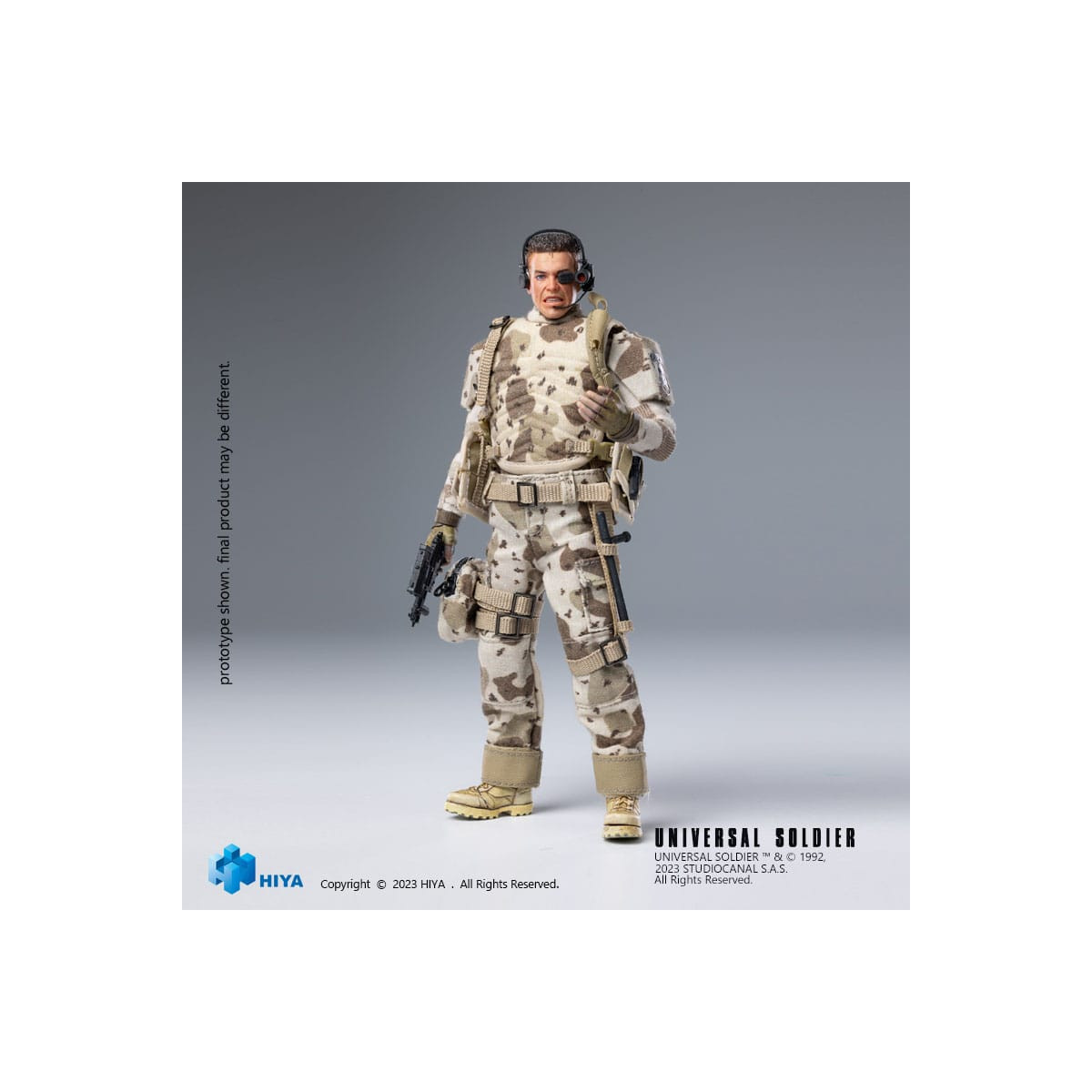 HIYA TOYS - Exquisite Super Series 1/12 - Universal Soldier (1992) Andrew Scott Figur