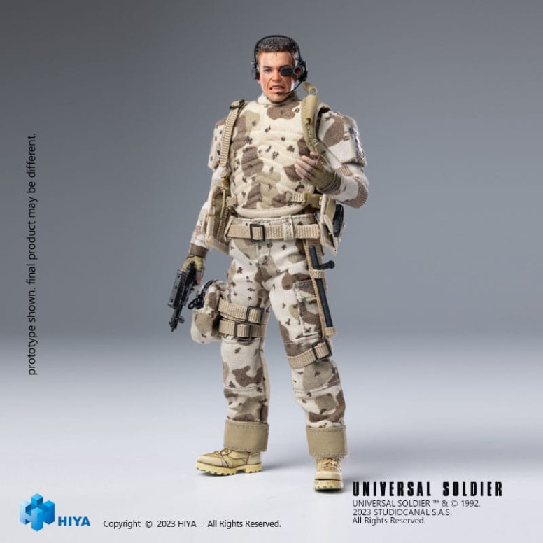 HIYA TOYS - Exquisite Super Series 1/12 - Universal Soldier (1992) Andrew Scott Figur