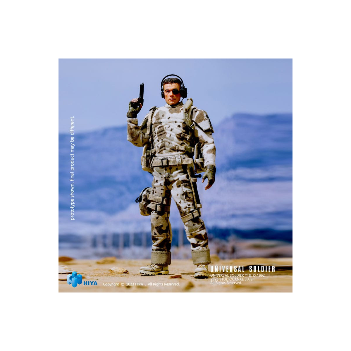 HIYA TOYS - Exquisite Super Series 1/12 - Universal Soldier (1992) Andrew Scott Figur