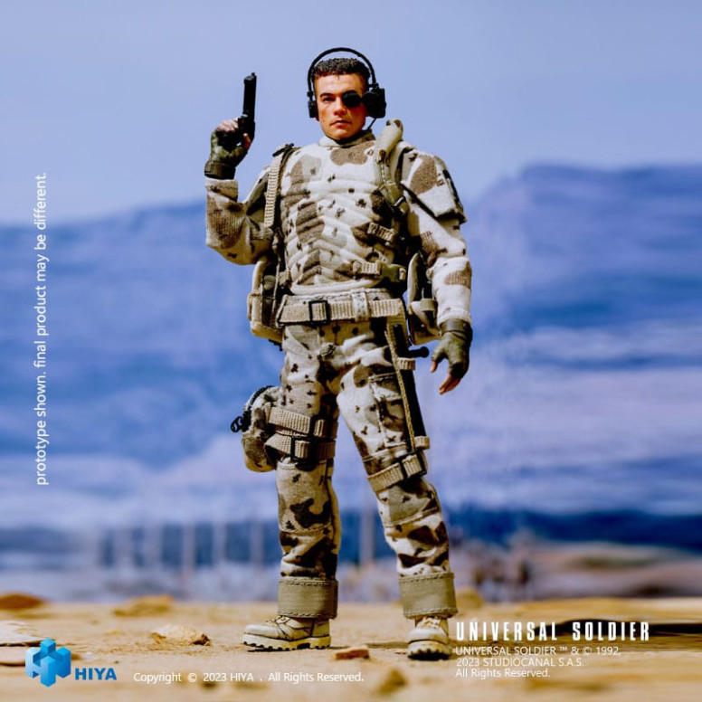 HIYA TOYS - Exquisite Super Series 1/12 - Universal Soldier (1992) Andrew Scott Figur
