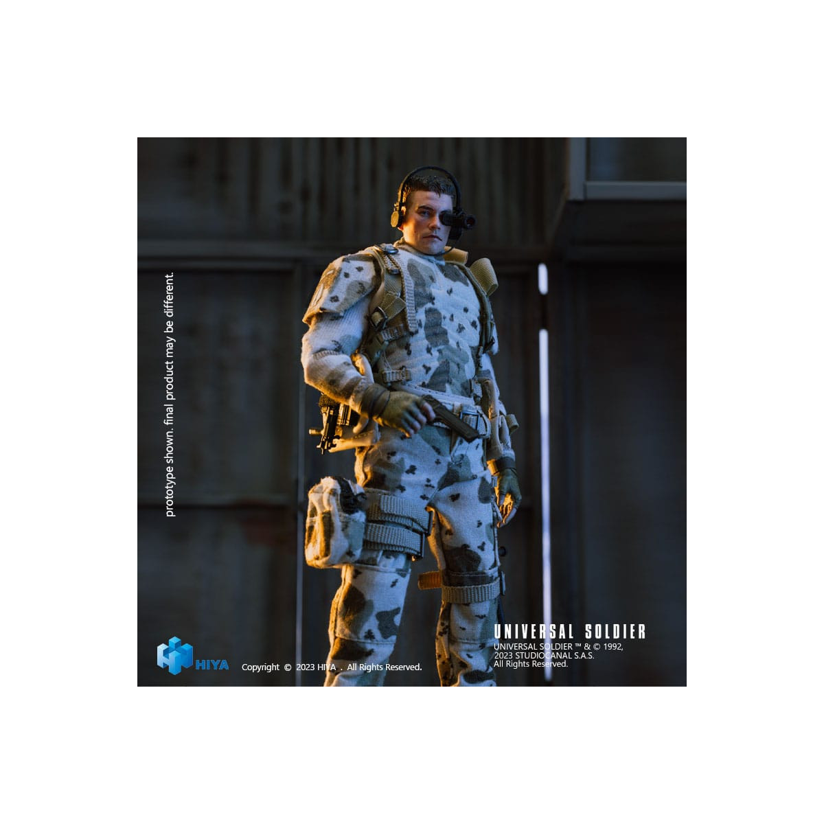 HIYA TOYS - Exquisite Super Series 1/12 - Universal Soldier (1992) Andrew Scott Figur