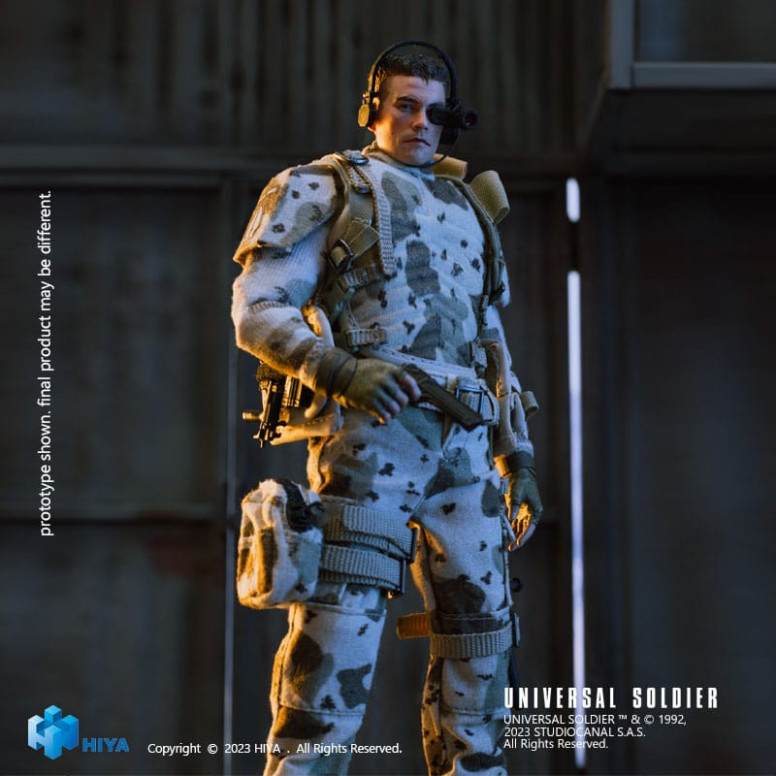 HIYA TOYS - Exquisite Super Series 1/12 - Universal Soldier (1992) Andrew Scott Figur