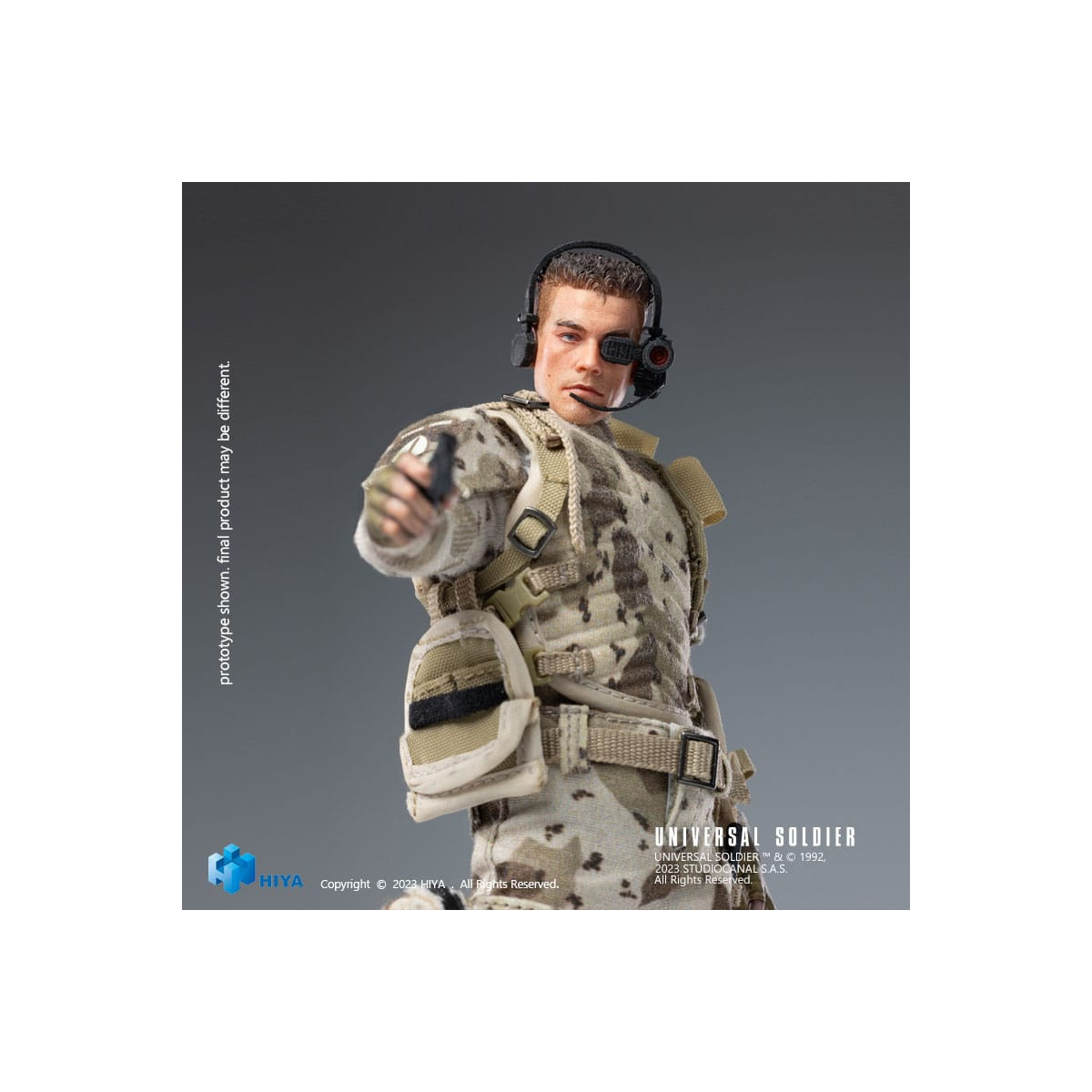 HIYA TOYS - Exquisite Super Series 1/12 - Universal Soldier (1992) Andrew Scott Figur