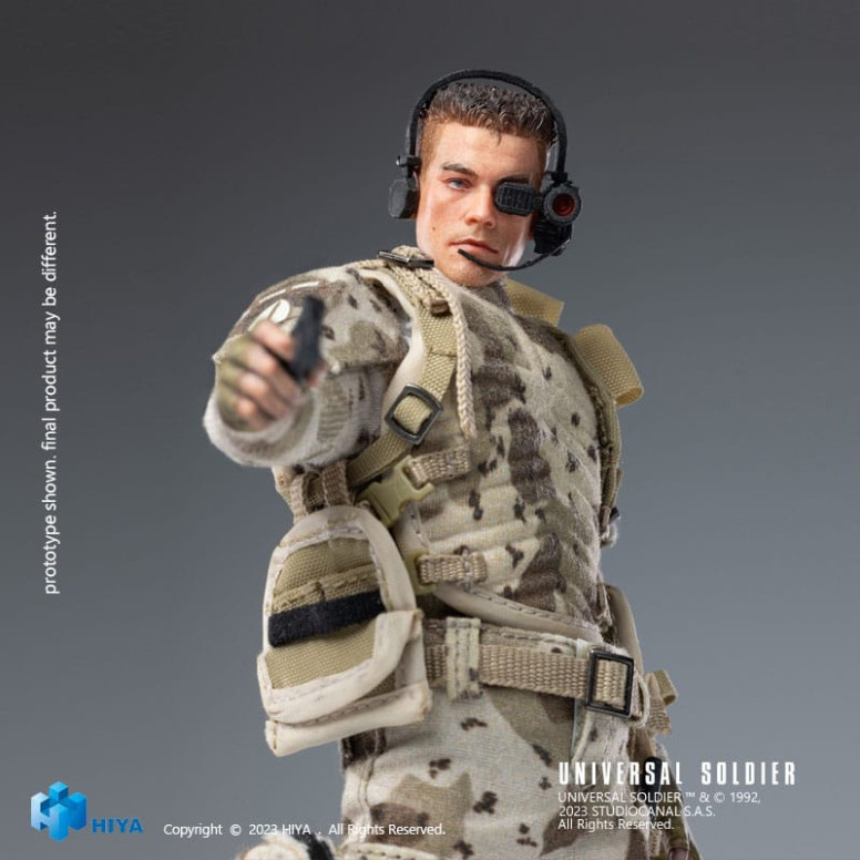 HIYA TOYS - Exquisite Super Series 1/12 - Universal Soldier (1992) Andrew Scott Figur