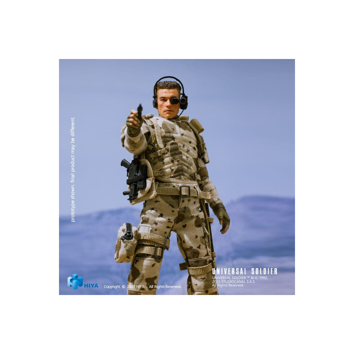 HIYA TOYS - Exquisite Super Series 1/12 - Universal Soldier (1992) Andrew Scott Figur