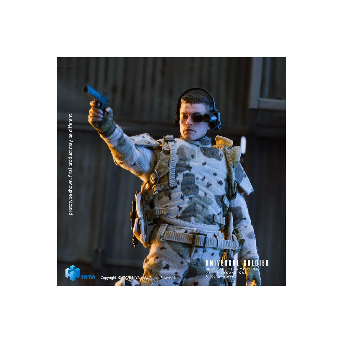 HIYA TOYS - Exquisite Super Series 1/12 - Universal Soldier (1992) Andrew Scott Figur