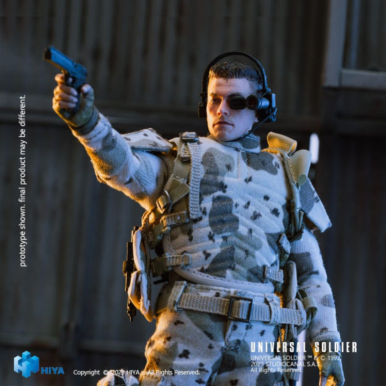 HIYA TOYS - Exquisite Super Series 1/12 - Universal Soldier (1992) Andrew Scott Figur