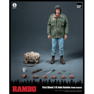 Three Zero - Rambo I - Actionfigur 1/6 - John Rambo Feldjacke - 30cm