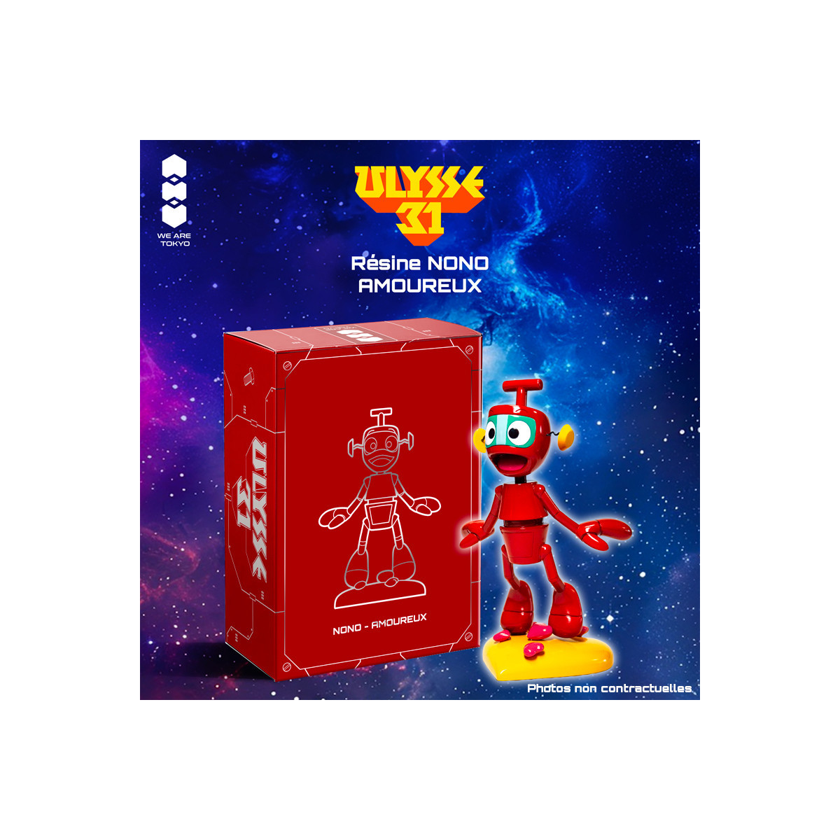 Ulysses 31 Nono Liebespaar aus Harz 15cm