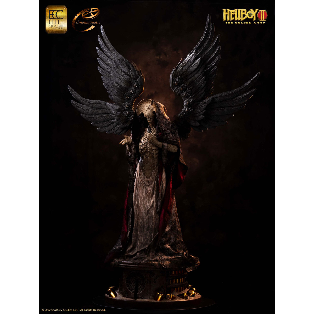 ECC Hellboy II : Les Légions d'or maudites statuette Maquette 1/3 Engel des Todes 136 cm