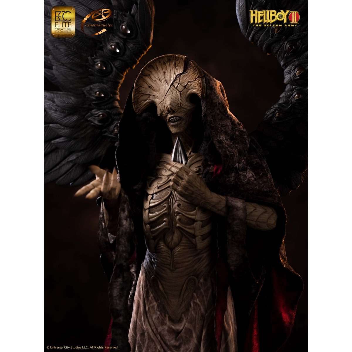 ECC Hellboy II : Les Légions d'or maudites statuette Maquette 1/3 Engel des Todes 136 cm
