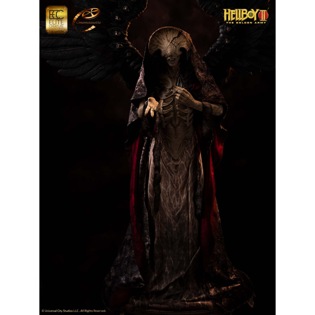 ECC Hellboy II : Les Légions d'or maudites statuette Maquette 1/3 Engel des Todes 136 cm