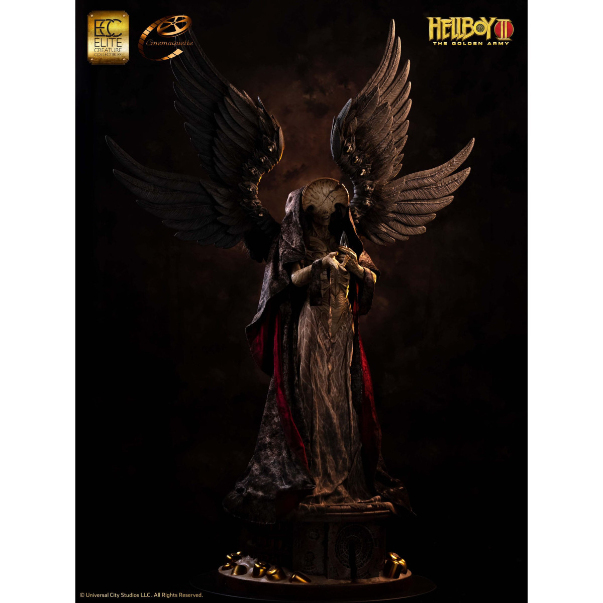ECC Hellboy II : Les Légions d'or maudites statuette Maquette 1/3 Engel des Todes 136 cm