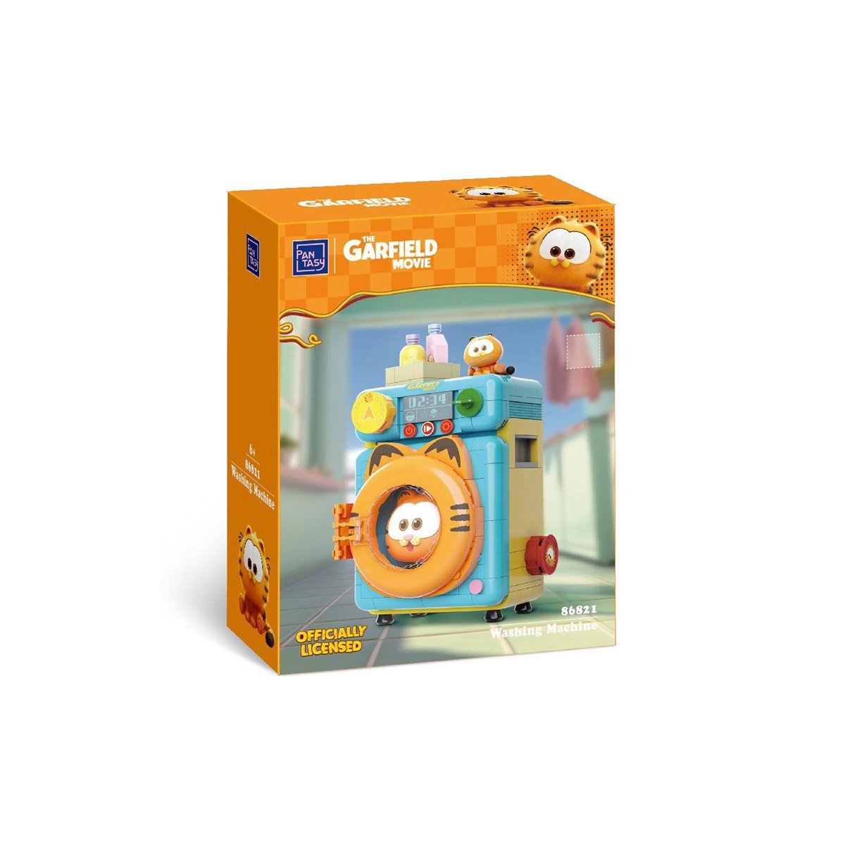 Pantasy - Garfield Fantastische Maschinen Serie - Garfield Waschmaschine (Set zum Bauen)