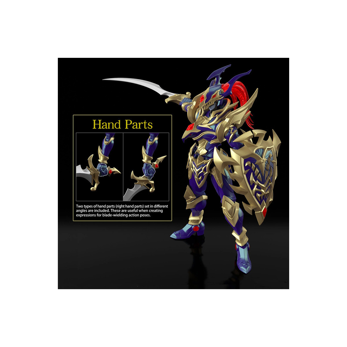 Bandai Yu Gi Oh Figur-Rise Standard Verstärkte Schwarzglanz Soldat