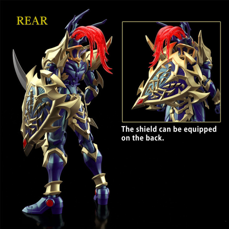 Bandai Yu Gi Oh Figur-Rise Standard Verstärkte Schwarzglanz Soldat