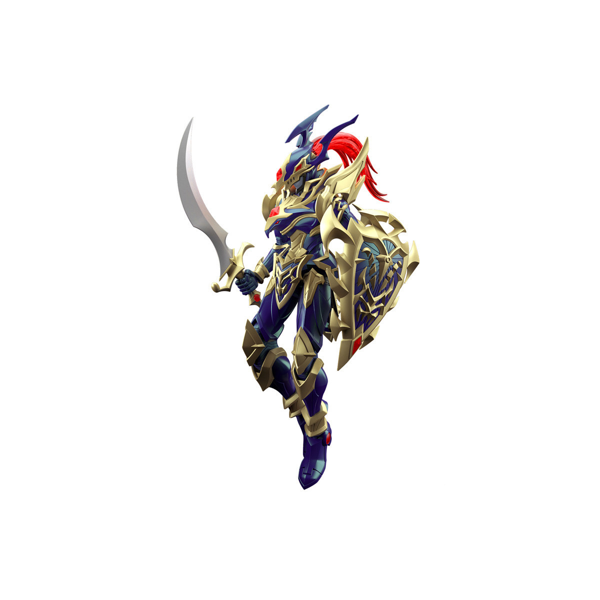 Bandai Yu Gi Oh Figur-Rise Standard Verstärkte Schwarzglanz Soldat