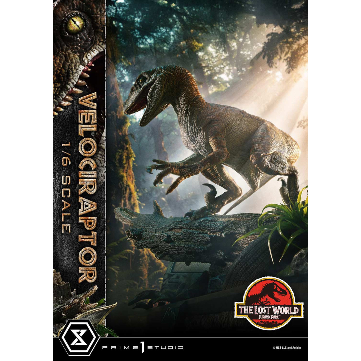 Prime 1 Studio - Jurassic Park II - Statue Legacy Museum Collection 1/6 Velociraptor Bonus Version 41 cm