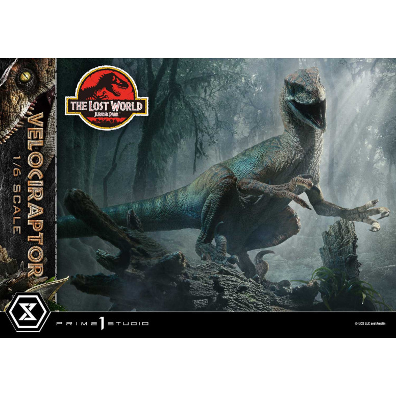 Prime 1 Studio - Jurassic Park II - Statue Legacy Museum Collection 1/6 Velociraptor Bonus Version 41 cm
