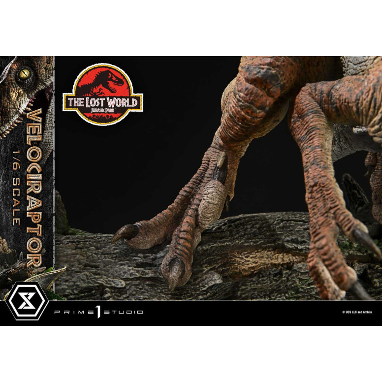 Prime 1 Studio - Jurassic Park II - Statue Legacy Museum Collection 1/6 Velociraptor Bonus Version 41 cm
