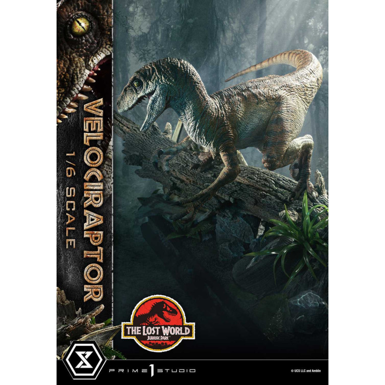 Prime 1 Studio - Jurassic Park II - Statue Legacy Museum Collection 1/6 Velociraptor Bonus Version 41 cm